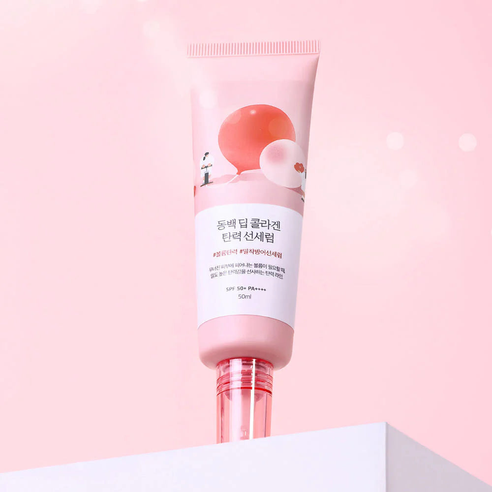 ROUND LAB Camellia Deep Collagen Firming Sun Serum SPF50+ PA++++