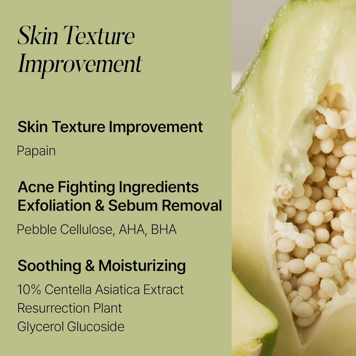 shaishaishai Green Papaya Body & Face Peeling Cleanser