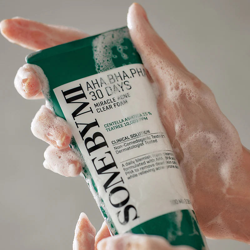 SOME BY MI AHA BHA PHA 30 Days Miracle Acne Clear Foam