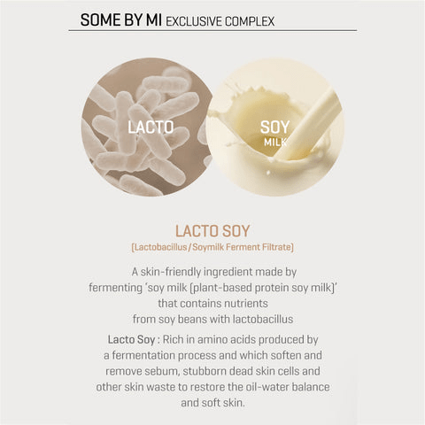 SOME BY MI Lacto Soy Mild Peeling Bubble Cleanser