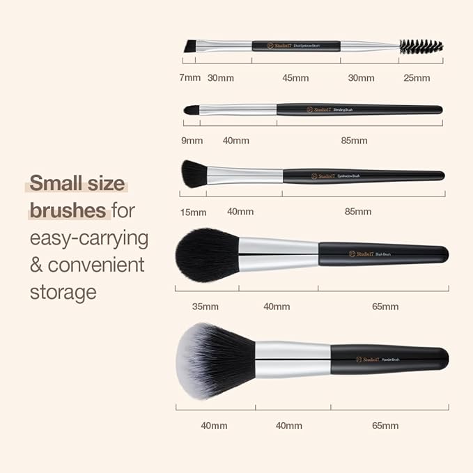 Portable Makeup Brush Set