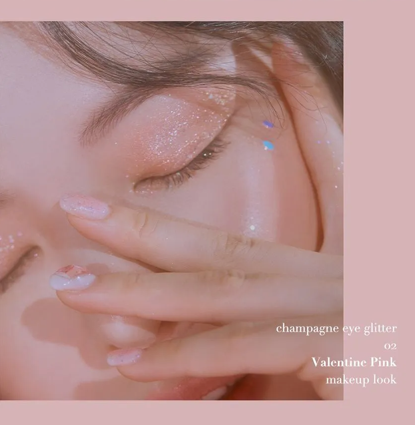 Peach C Champagne Eye Glitter