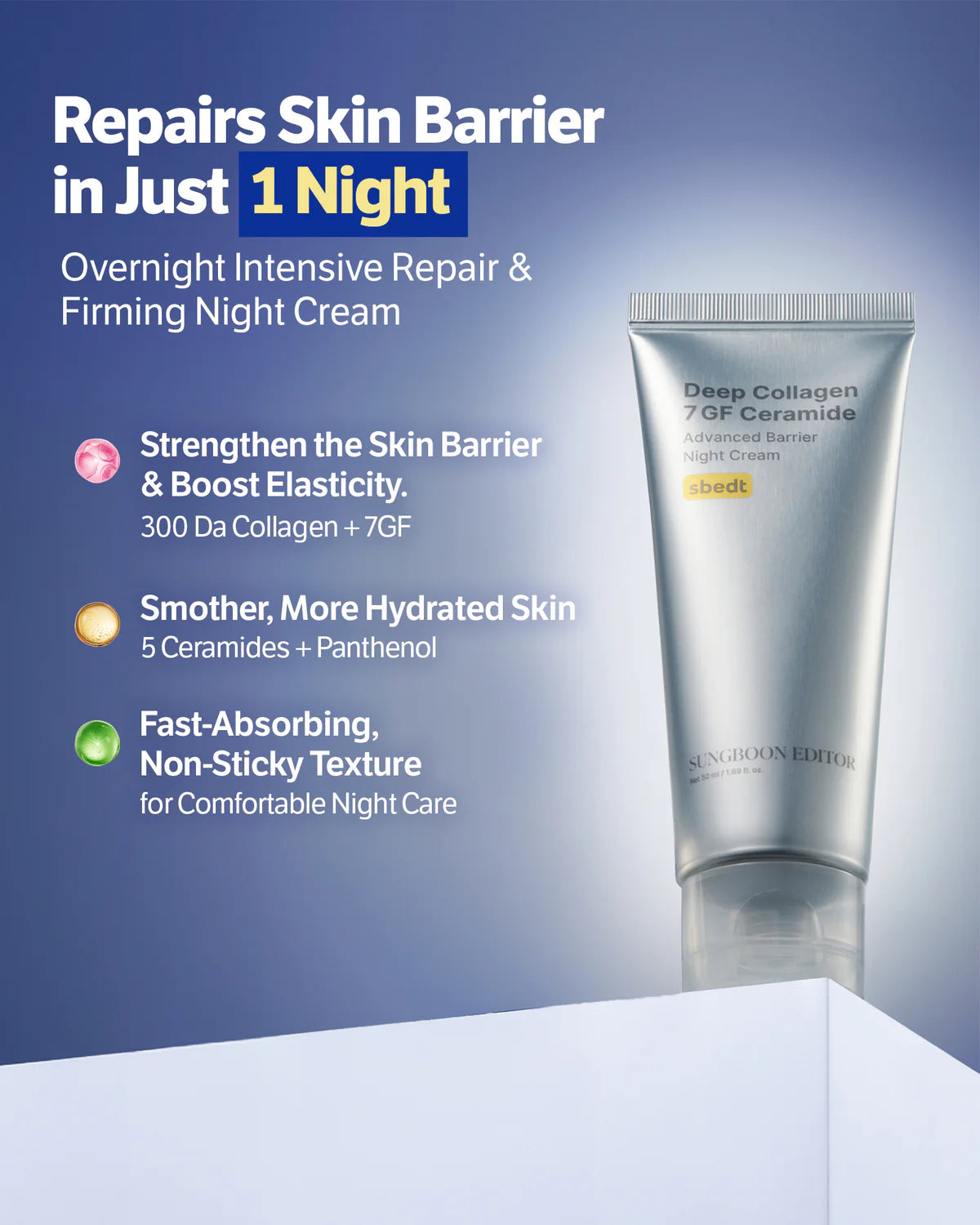 Deep Collagen 7GF Ceramide Advanced Barrier Night Cream