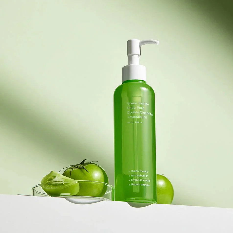 SUNGBOON EDITOR Green Tomato Deep Pore Double Cleansing Ampoule Oil