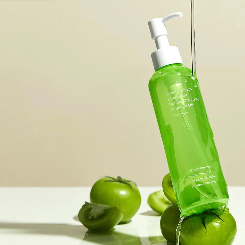 Green Tomato Deep Pore Double Cleansing Ampoule Oil