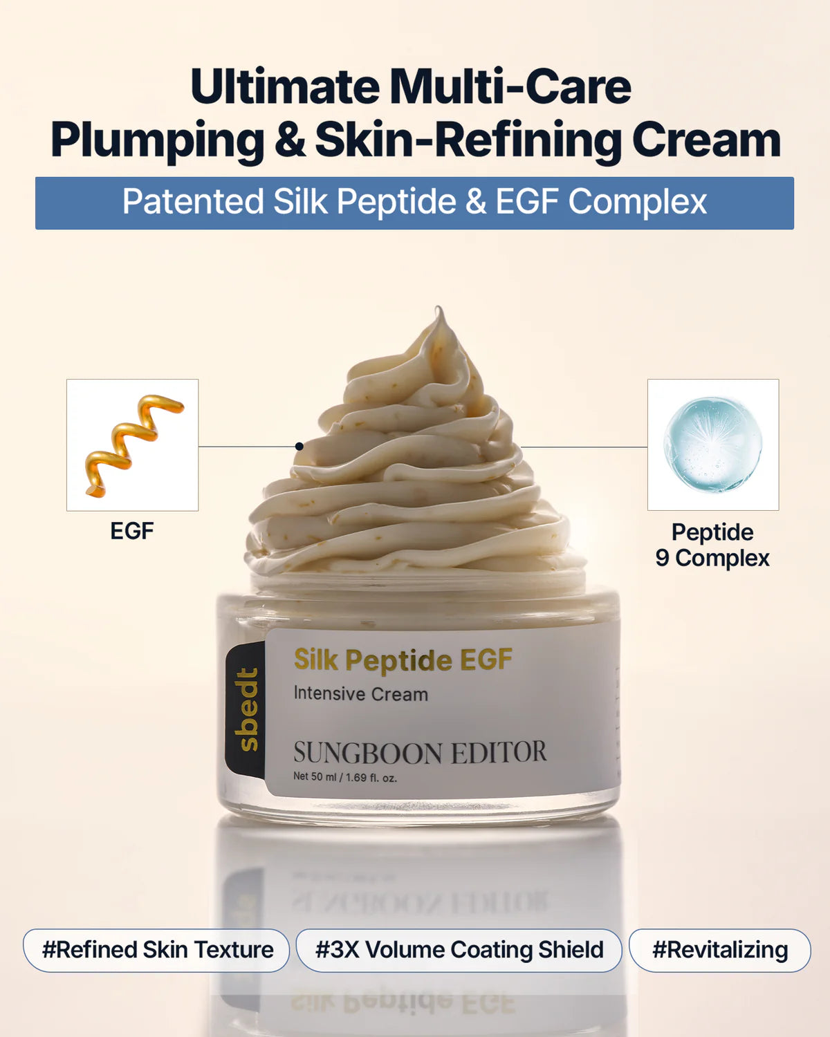 Silk Peptide EGF Intensive Cream