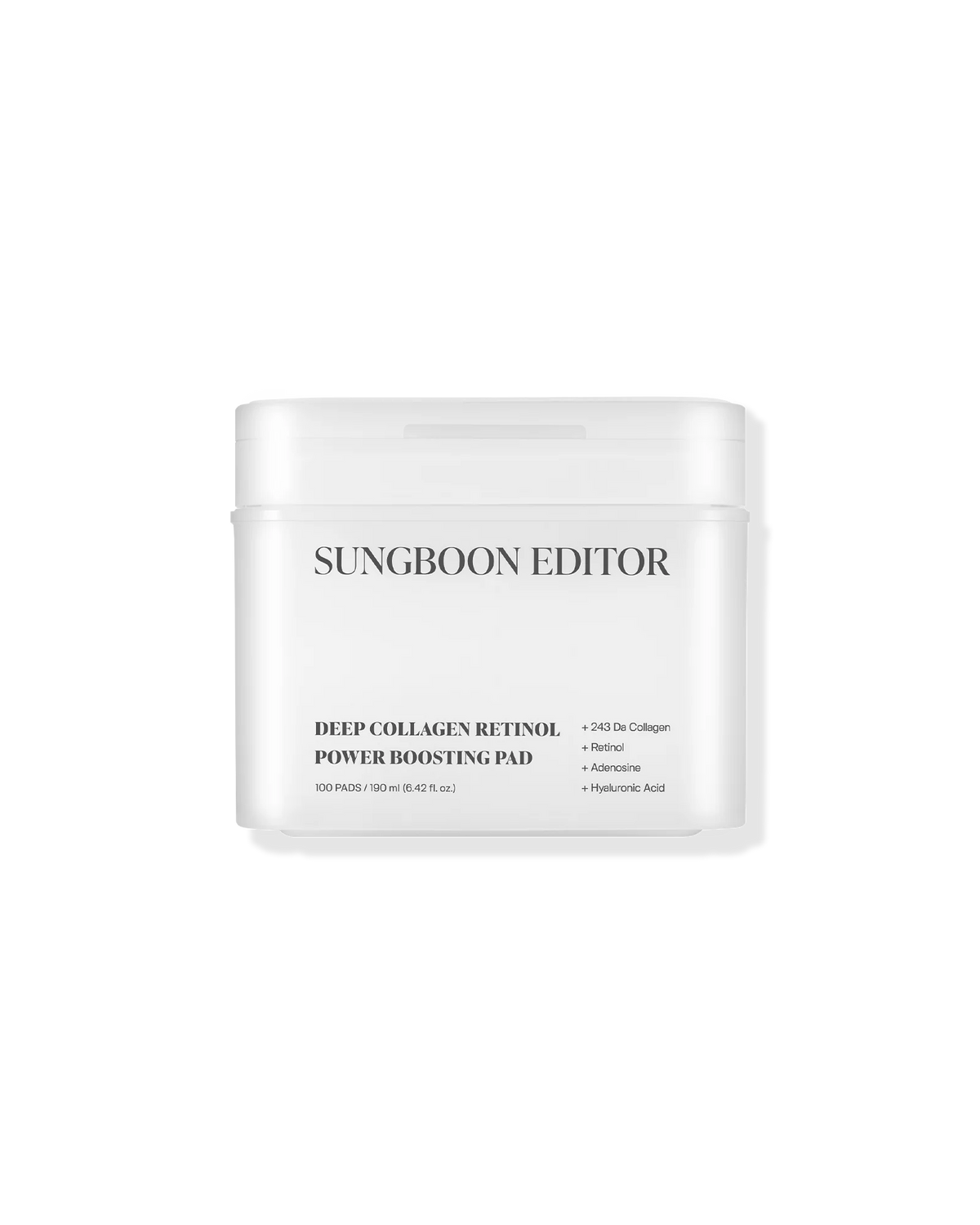 SUNGBOON EDITOR Deep Collagen Retinol Power Boosting Pad