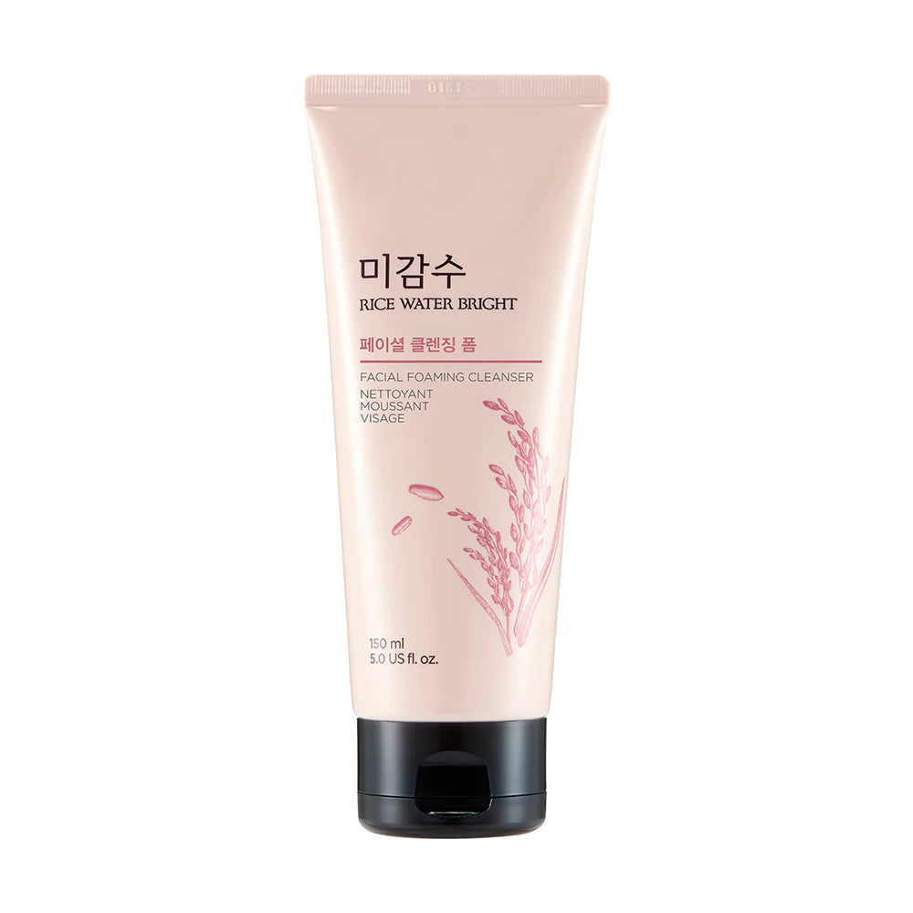 THE FACE SHOP Rice Water Bright Facial Foaming Cleanser