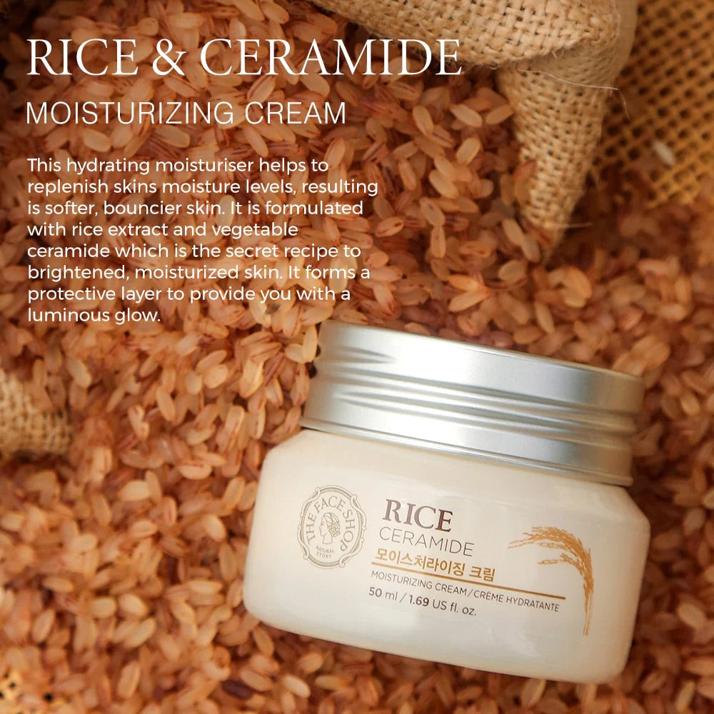 THE FACE SHOP Rice & Ceramide Moisturizing Cream