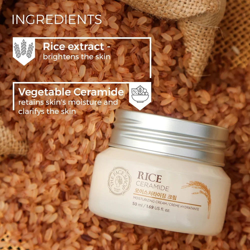 THE FACE SHOP Rice & Ceramide Moisturizing Cream