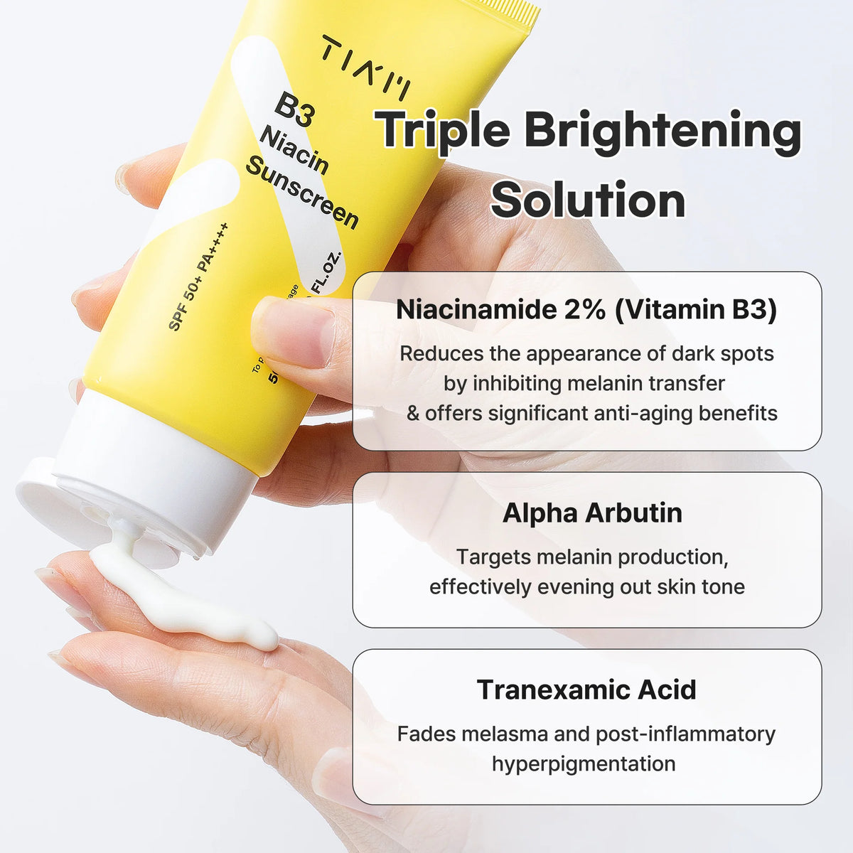 TIAM B3 Niacin Sunscreen SPF50+ PA++++