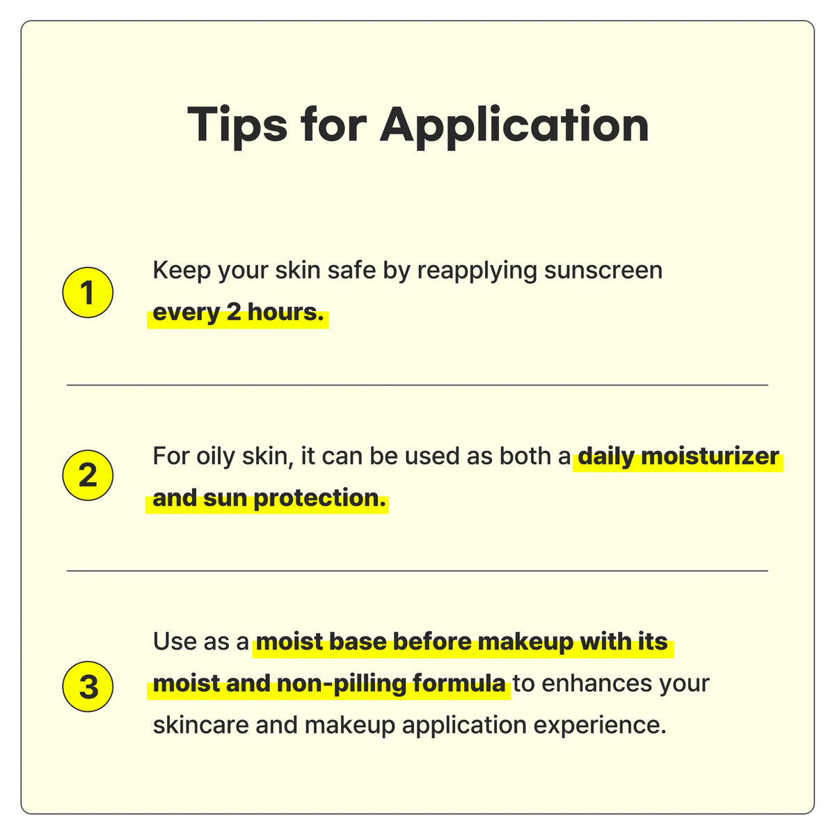 TIAM B3 Niacin Sunscreen SPF50+ PA++++