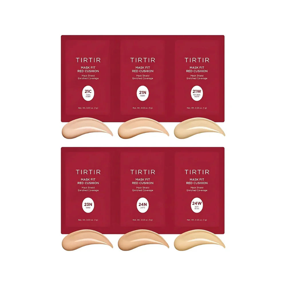 TIRTIR Mask Fit Red Cushion 6 Shade Trial Kit