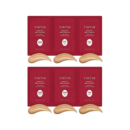 Mask Fit Red Cushion 6 Shade Trial Kit