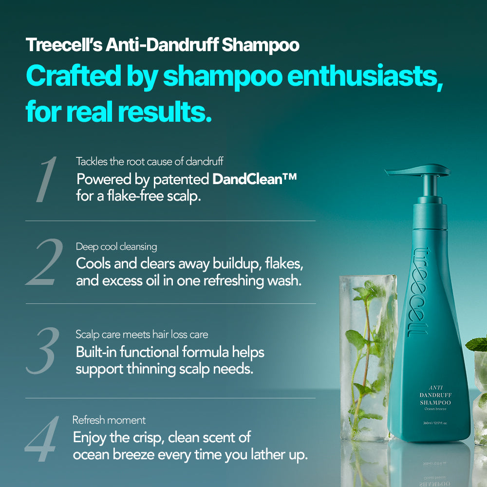 treecell Anti Dandruff Shampoo [Ocean Breeze]
