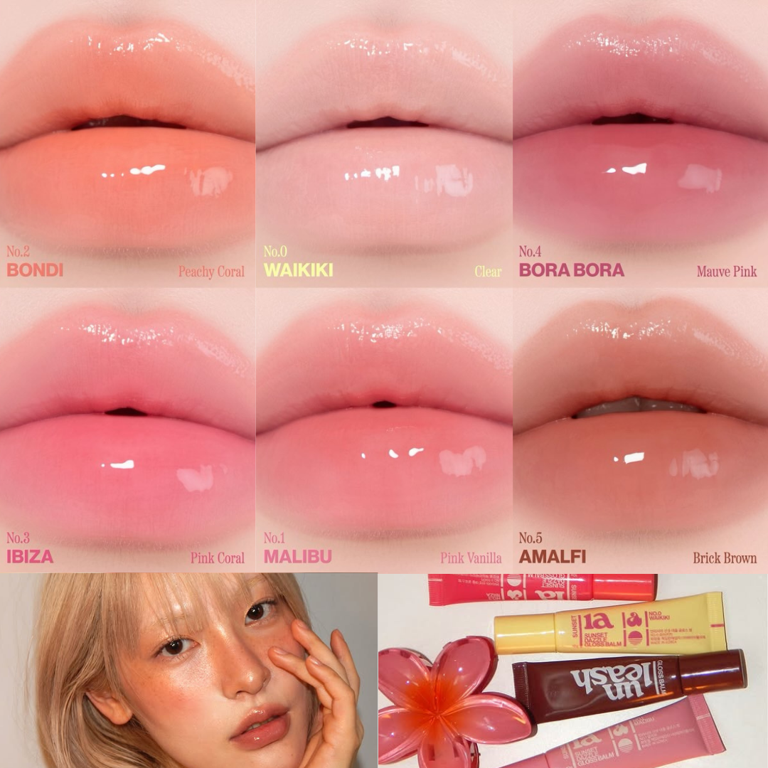 UNLEASHIA Sunset Dazzle Gloss Balm