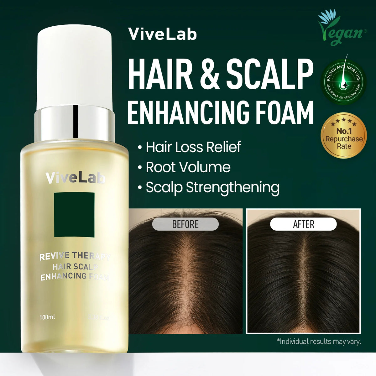 ViveLab Revive Therapy Hair Scalp Enhancing Foam