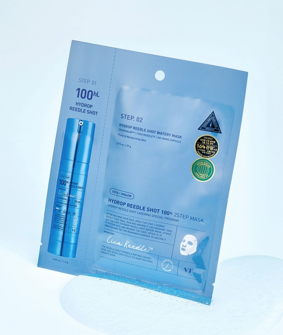 VT COSMETICS Hydrop Reedle Shot 100hL 2-Step Mask