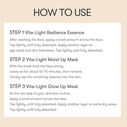 Vita-Light All In One 3-Step Mask