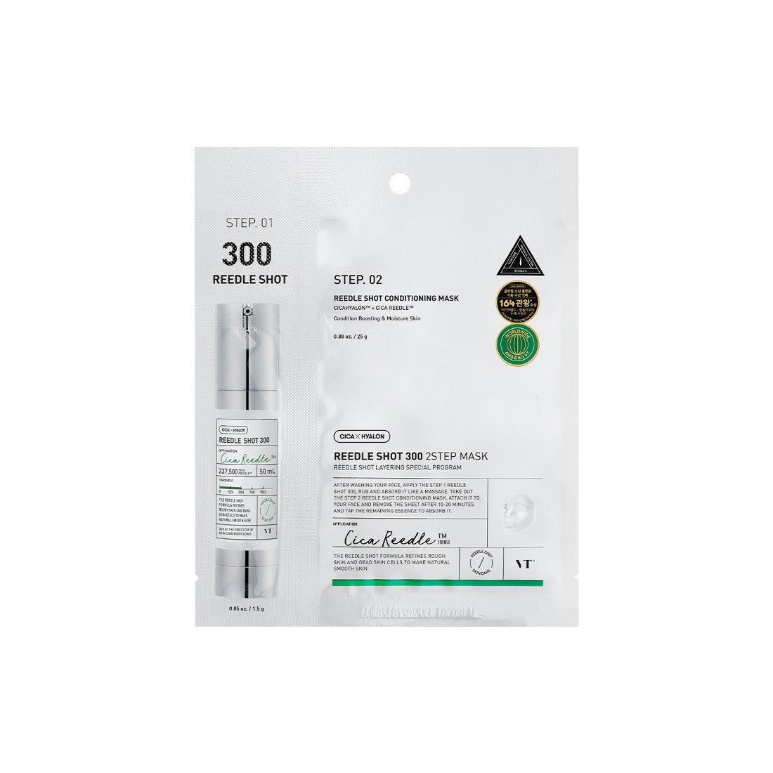 VT COSMETICS Reedle Shot 300 2-Step Mask