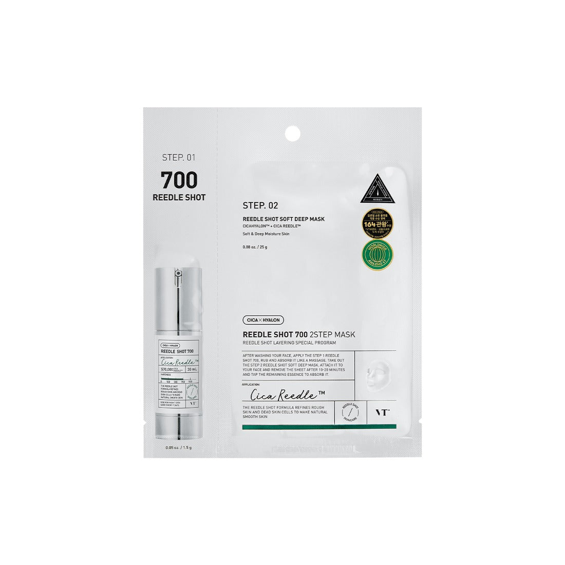 VT COSMETICS Reedle Shot 700 2-Step Mask