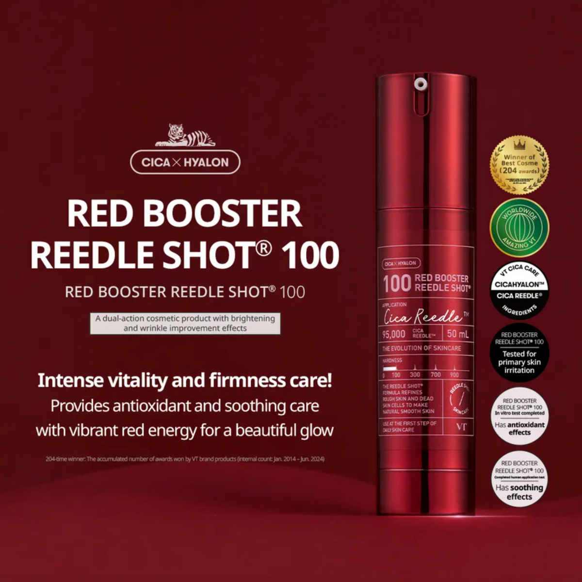 VT COSMETICS Red Booster Reedle Shot 100