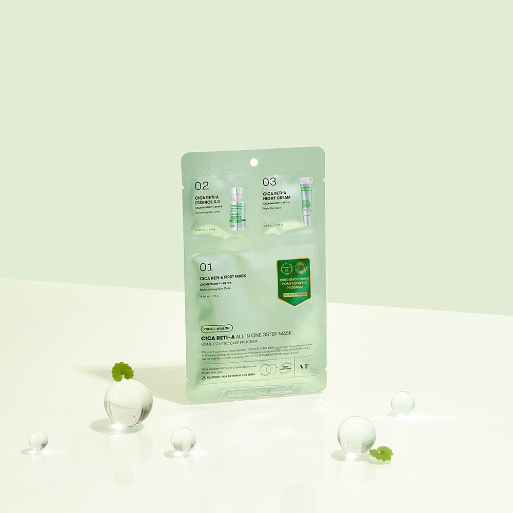 VT COSMETICS Cica Reti-A All In One 3-Step Mask