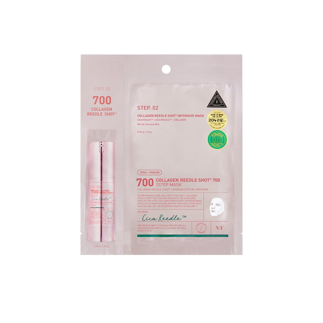 VT COSMETICS Collagen Reedle Shot 700 2Step Mask