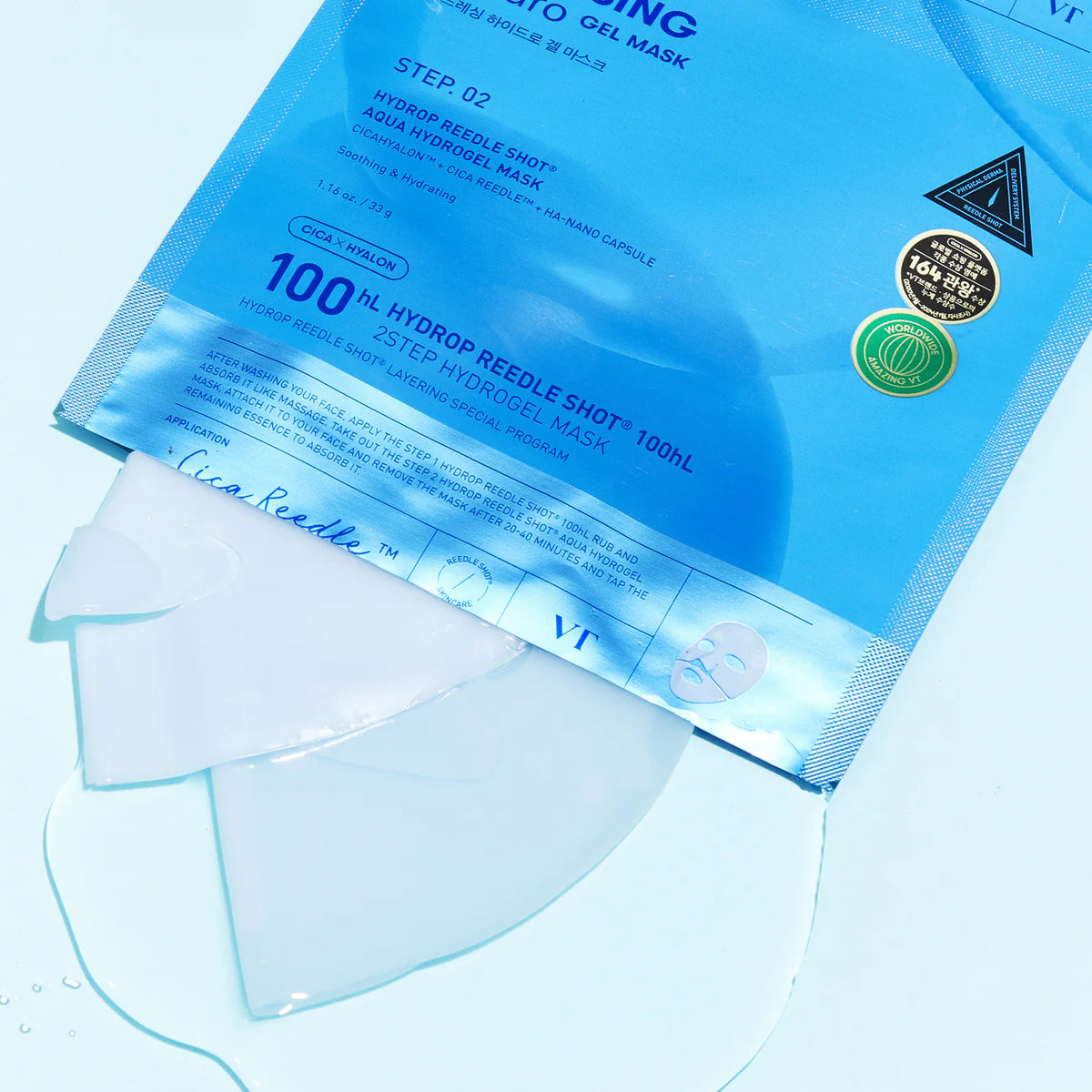 VT COSMETICS Hydrop Reedle Shot 100hL 2-Step Hydrogel Mask