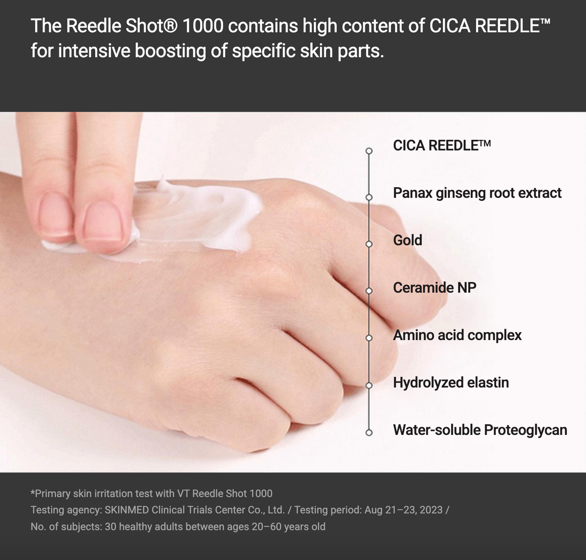 VT COSMETICS Reedle Shot 1000 2-Step Mask