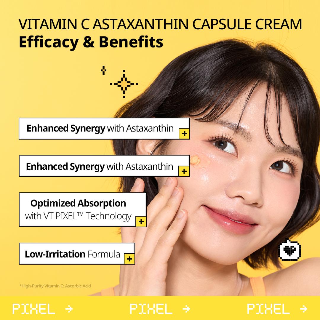 Vitamin C Astaxanthin Capsule Cream