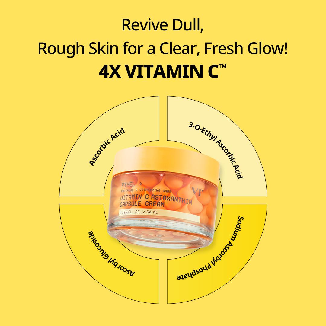Vitamin C Astaxanthin Capsule Cream