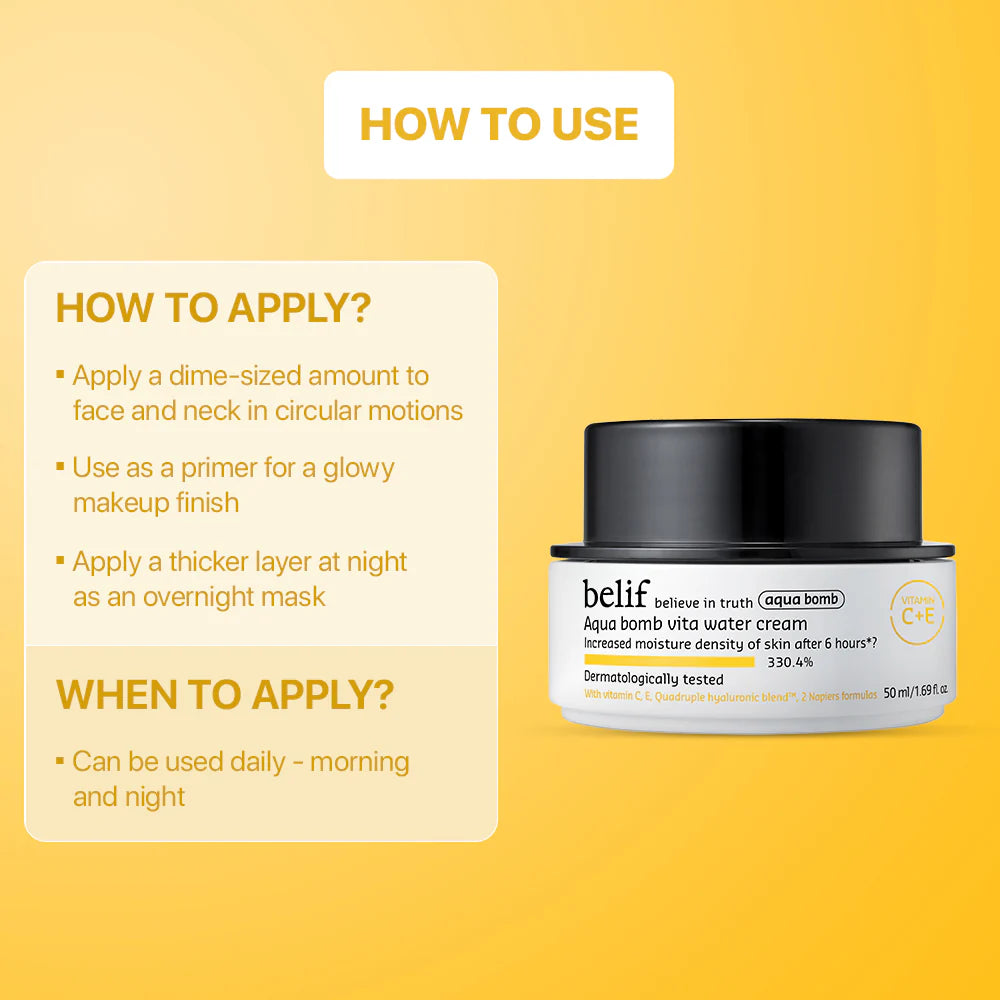 belif Aqua Bomb Vita Water Cream