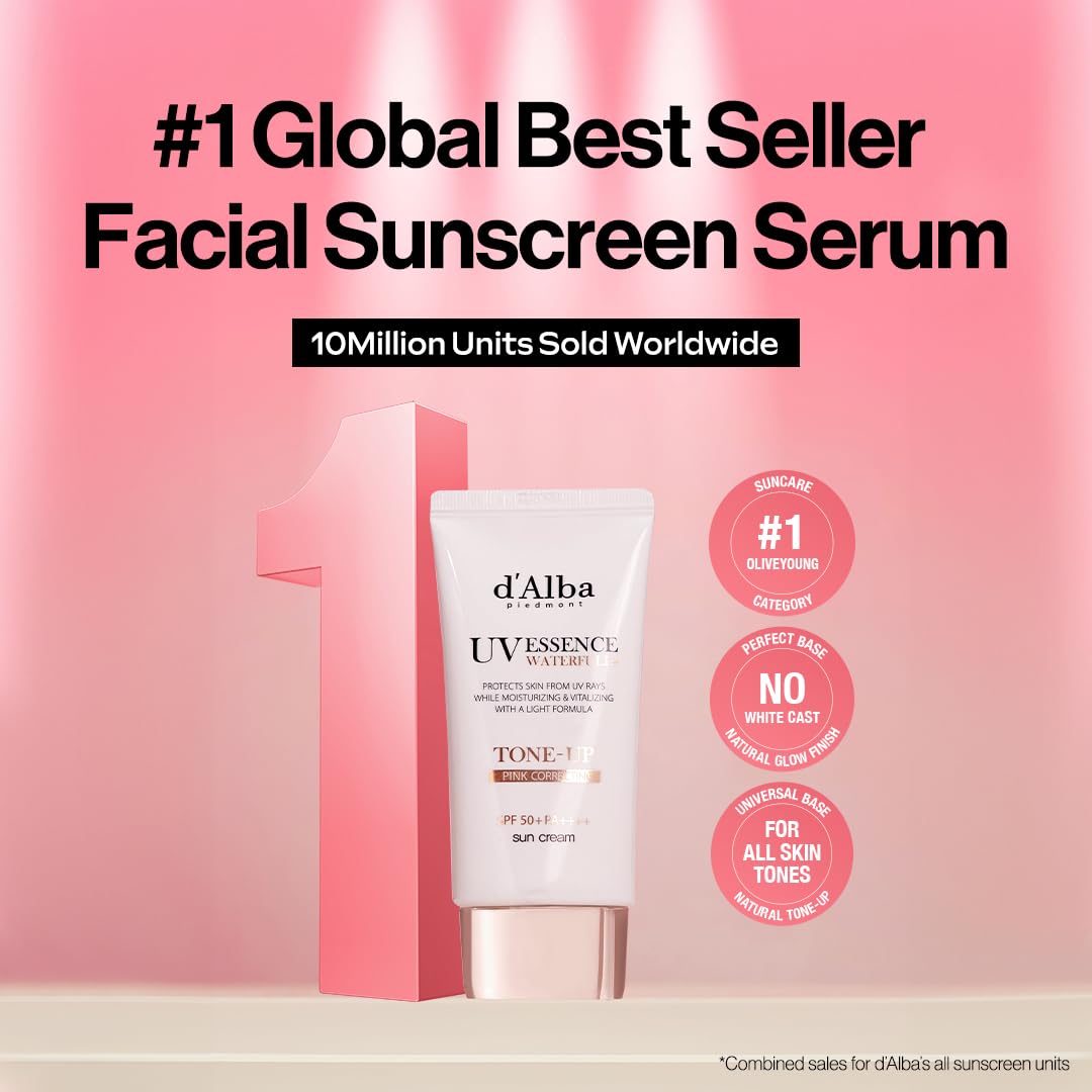 d'Alba UV Essence Waterfull Tone-Up Sun Cream SPF50+