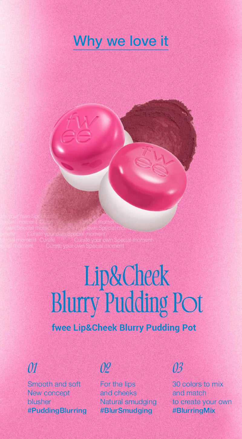 fwee Lip & Cheek Blurry Pudding Pot