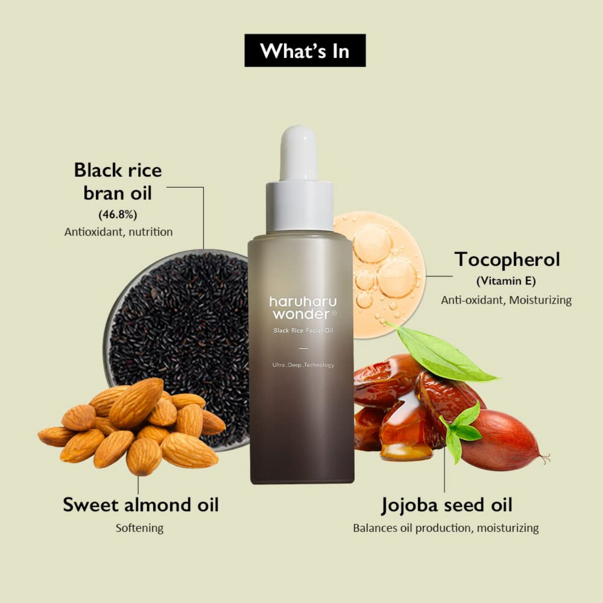 haruharu WONDER Black Rice Facial Oil