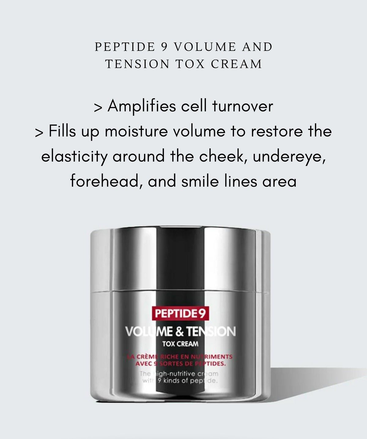 MEDI-PEEL Peptide 9 Volume and Tension Tox Cream