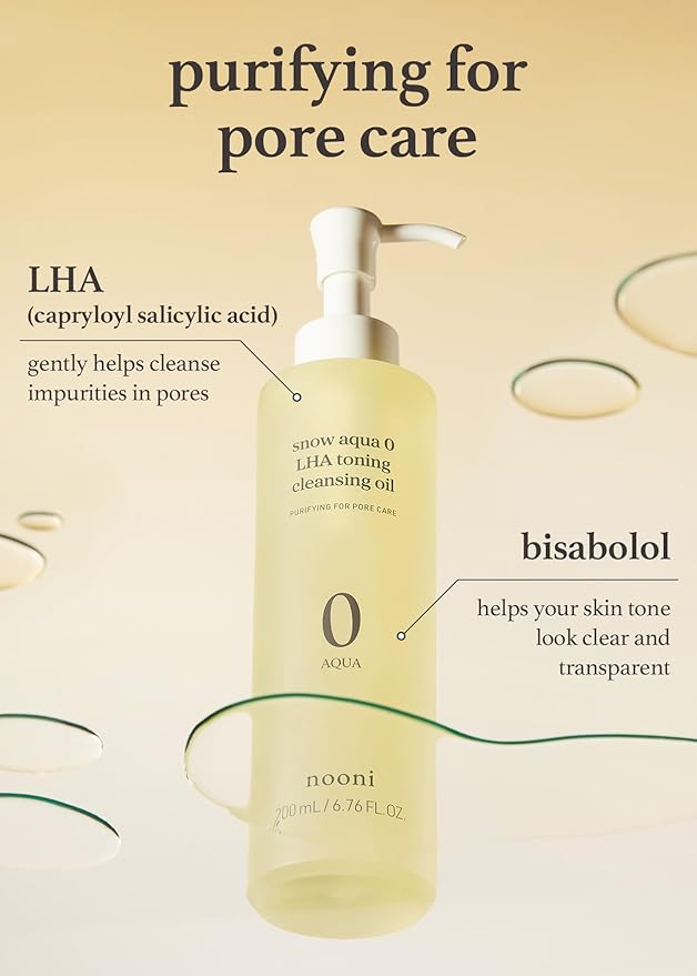 Snow Aqua 0 LHA Toning Cleansing Oil