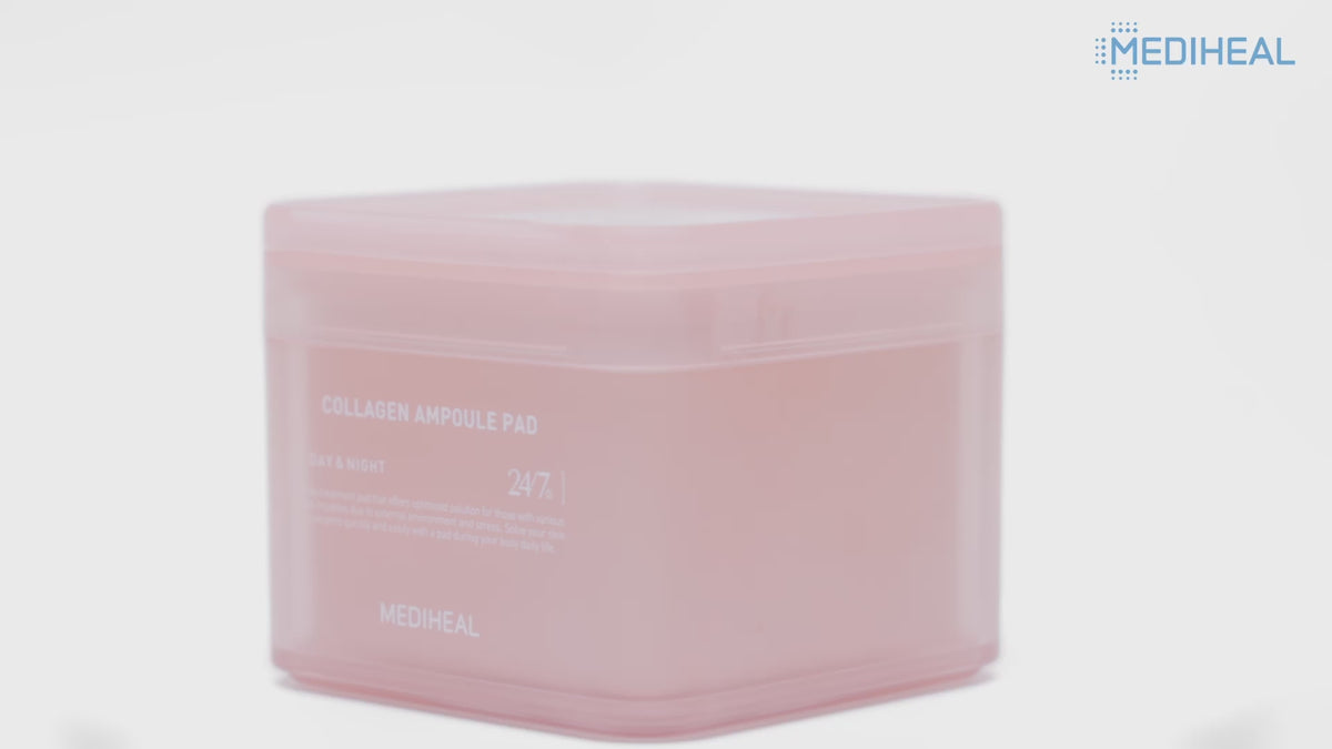 Load video: MEDIHEAL Collagen Ampoule Pad