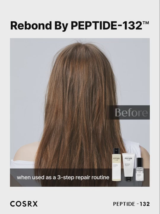 Load video: COSRX PEPTIDE-132 Ultra Perfect Hair Bonding Shampoo