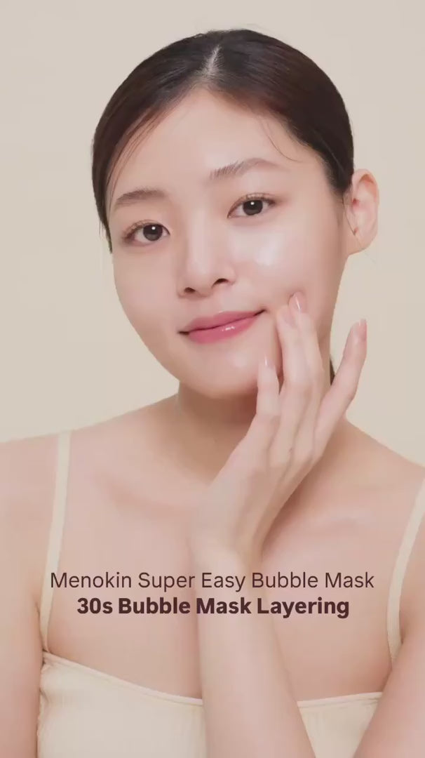 Load video: MENOKIN 30 Seconds Quick Bubble Mask REPAIR